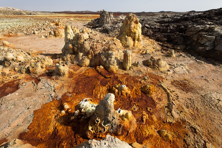  The Dallol Depression, also called Danakil Depression   Ethiopia